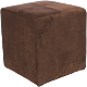 Taburet Cube, tapiterie stofa, maro K7, 45 x 37 x 37 cm
