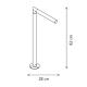 Stalp LED Klausen Giant B, KL125001, 9W, 4000K, negru