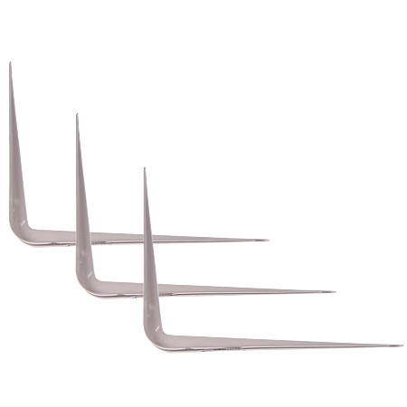 Consola din tabla, alba, 150 x 200 x 36 mm