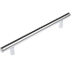 Maner cilindric otel D12 mm, 160 mm, mat-crom