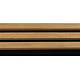 Panou riflaj acustic Stejar Lemon, MDF, suport feltru 8 mm, acustic, interior, 2600 x 144 x 20 mm
