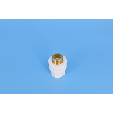 Mufa PPR 20 mm Supratherm, 1/2", filet exterior, alb