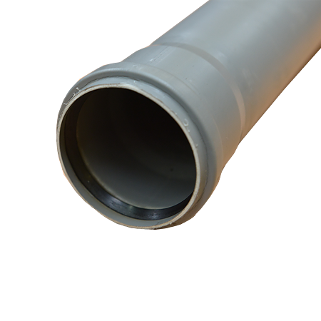 Tub PP Valrom, gri, diametru 75 mm, lungime 3 m
