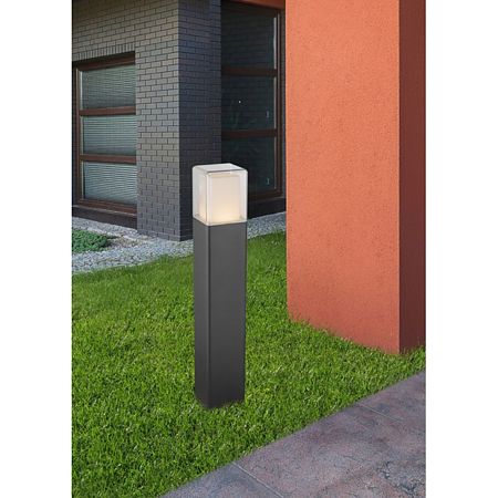 Stalp de iluminat ornamental, exterior, Globo Dalia 34576, 1xLED, IP44, max 12W, 500 mm