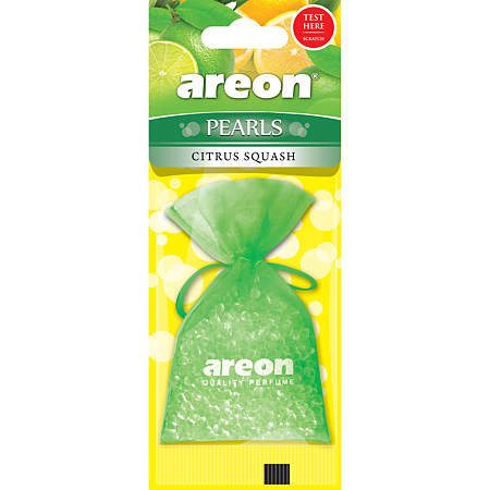 Odorizant auto Areon Pearls, Citrus Squash, 25 g 
