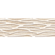 Faianta baie rectificata glazurata Egyptian Travertine AC-12356 HL1, bej, lucios, model, 75 x 25 cm