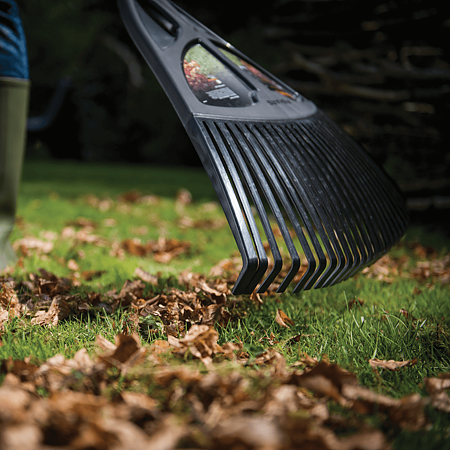 Grebla frunze Fiskars Solid, XL, 1750 mm, aluminiu, negru