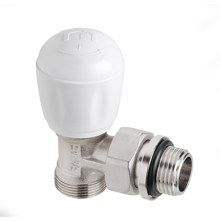  Set robineti de colt tur - retur pentru radiator Purmo, alama, 1/2"