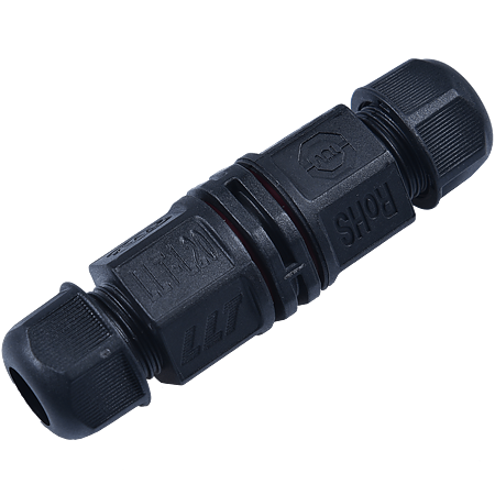 Conector submersibil de putere Anco, 3 fire, negru, 16 A, IP 68 Conector submersibil de putere Anco, 3 fire, negru, 16 A, IP 68