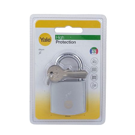 Lacat din alama, Yale High Protection, 40mm, 3 chei Lacat din alama, Yale High Protection, 40mm, 3 chei