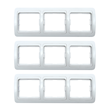 Rama decor cu 3 module Eco Premium, Comtec, alb