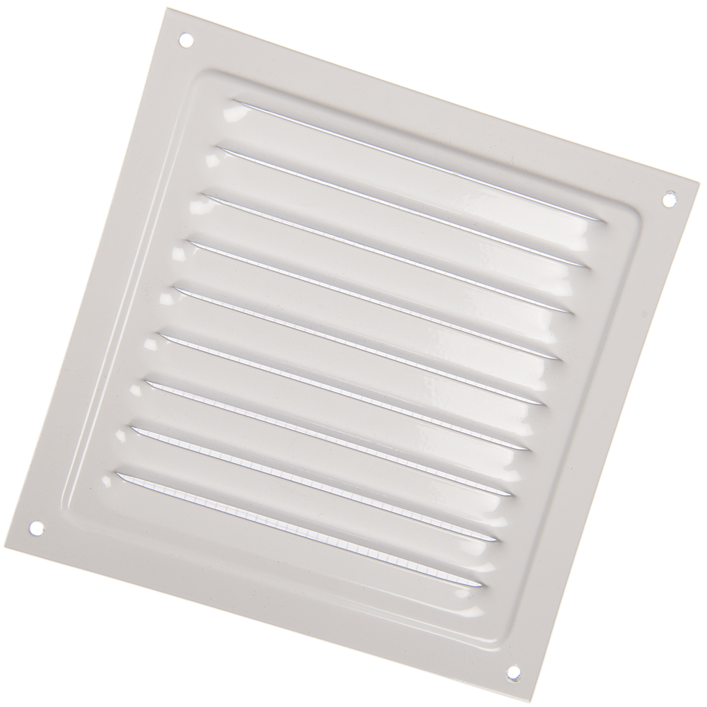 Grila ventilatie Vents, otel, alb, 200 x 200 mm