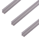 Cornier laturi egale, aluminiu, 10 x 10 x 1 mm, L 2 m