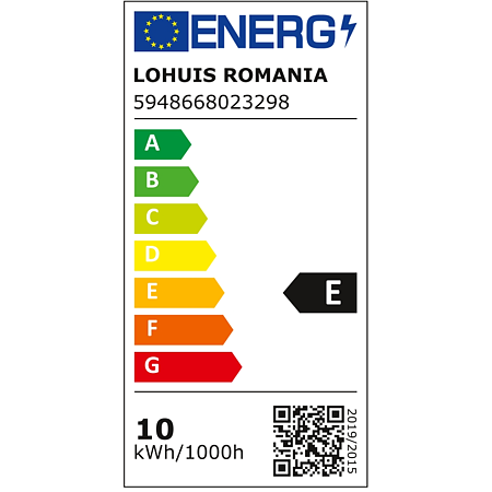 Bec normal A60 Led Hepol, 10W, E27, lumina calda
