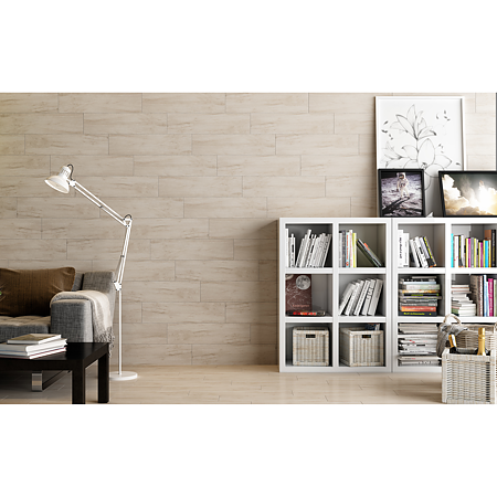 Gresie portelanata exterior/interior Bien Picasso Maple, PEI 4, cu aspect parchet, bej, dreptunghiulara, grosime 0,84 cm, 15 x 60 cm