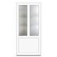 Usa PVC pentru intrare KF94, alb, 98 x 200 cm, 5 camere, stanga 