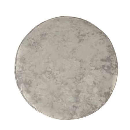 Taburet Ring, inel stejar, catifea crem E04, rotund, 38 x 38 x 40 cm