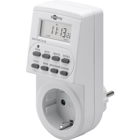 Priza programabila digitala Goobay, 16A, 240 V