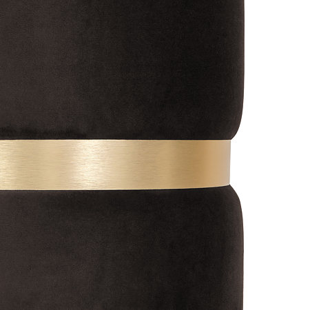 Taburet Ring, inel auriu, stofa maro H48, rotund, 38 x 38 x 40 cm Taburet Ring, inel auriu, stofa maro H48, rotund, 38 x 38 x 40 cm