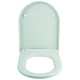 Capac WC MSV Taormina, duroplast, sistem soft close, alb, 47 x 36 cm