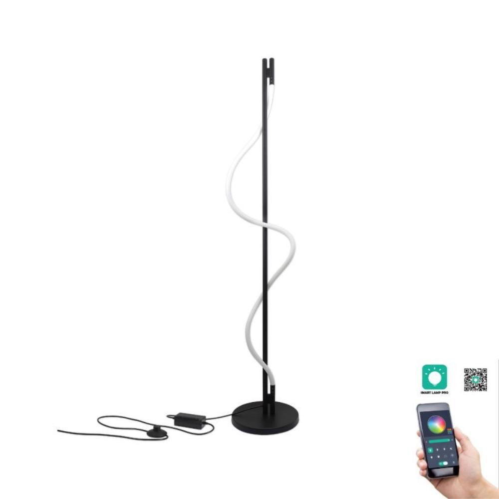 Lampadar LED Klausen Fiora PT1, KL147008, 32W, 3000K-4500K-6500K, alb
