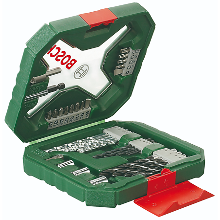 Set 34 burghie si capete de surubelnita Bosch X-Line Classic, pentru metal/zidarie/lemn,2-8 mm, 25 mm 
