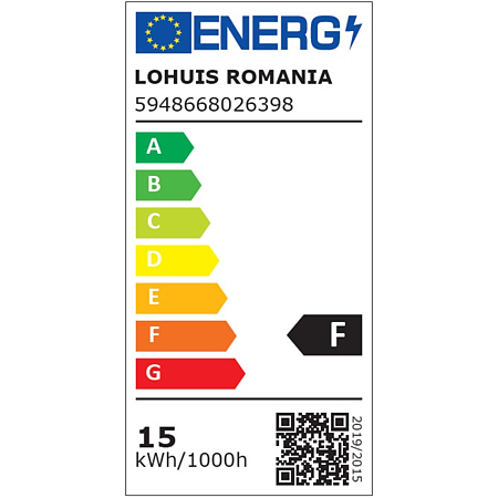 Bec Led Lohuis G-95 E27 15 W