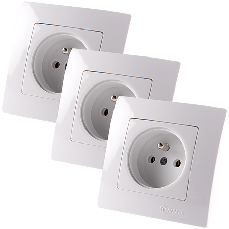 Priza UPS Kare, Makel 32001019, alb