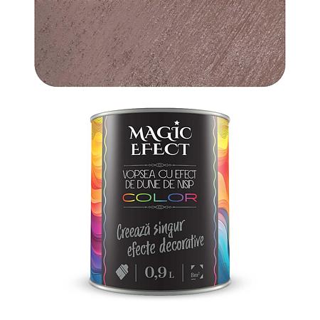 Pachet vopsea efect decorativ Magic Efect Dune Sweet Brown 20, pe baza de apa, 1 + 1 gratis, pensula inclusa