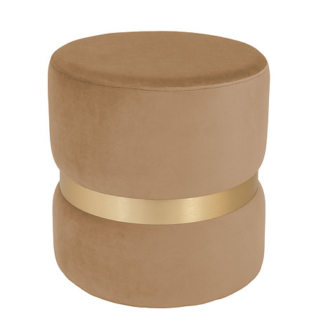 Taburet Ring, inel auriu, stofa bej H03, rotund, 38 x 38 x 40 cm Taburet Ring, inel auriu, stofa bej H03, rotund, 38 x 38 x 40 cm