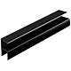 Profil aluminiu pentru maner ER 5909, negru mat,  4 m