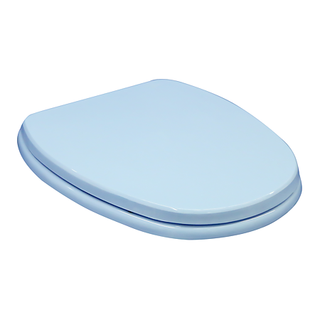 Capac WC Romtatay Germania, polipropilena, bleu, 37.7x43x5 cm