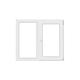 Fereastra PVC, 5 camere, deschidere oscilobatant, dreapta, alb, 150 x 120 cm 