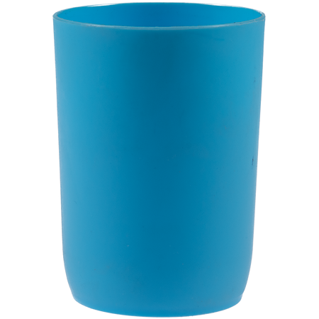 Pahar de baie MSV F141006, polipropilena, bleu, 5.5 x 5.5 x 9.5 cm
