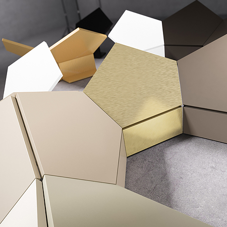 Blat masa bucatarie Kronospan 7045 RS, structurat, Sampanie , 4100 x 900 x 38 mm