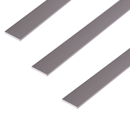 Bara plata, aluminiu eloxat, 20 x 2 mm x 2 m