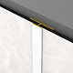 Profil de imbinare tip T Rocko Tiles, aluminiu anodizat, alb, 2800 mm