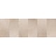 Faianta decorativa Irish Cream AC-13341-HL2, maro si crem, mat, model, 25 x 75 cm