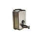 Dozator sapun Doruq, inox, argintiu, 15 x 5 x 10 cm 
