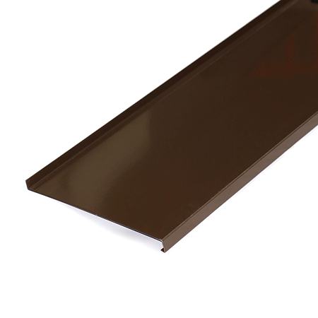 Glaf din aluminiu, maro ciocolatiu mat RAL 8017, 300 x 24 cm