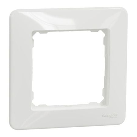 Rama ornamentala Schneider Sedna SDD311801, 1 modul, alb, 85 x 85 x 10 mm