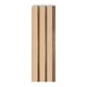 Panou decorativ riflaj Linerio S/M-Line, spuma polimerica, natural, 2650 x 122 x 12 mm