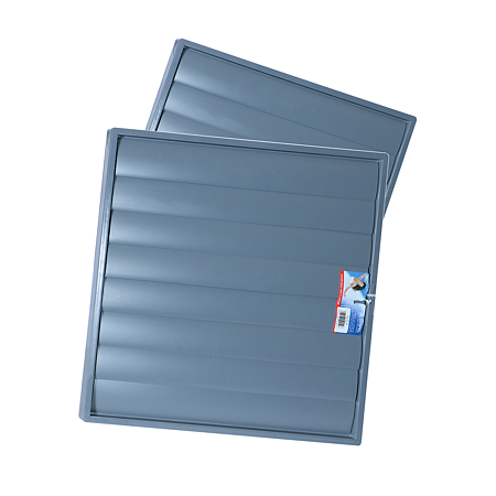 Grila ventilatie cu jaluzele automate Dospel RKZ450, rectangulara, gri,460 mm Grila ventilatie cu jaluzele automate Dospel RKZ450, rectangulara, gri,460 mm