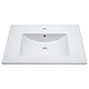 Baza cu lavoar Sanitop Iffet, MDF-PAL, maro-alb, 70 x 43,5 x 81 cm