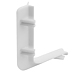 Colt interior 90 grade pentru profil aluminiu LB (tip Gola) - L, plastic, alb