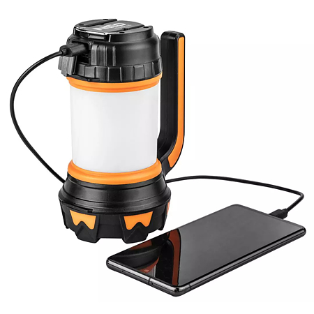 Lampa de camping reincarcabila 3in1 LED Neo Tools, 10 W, 800 lm, 4 moduri de iluminare