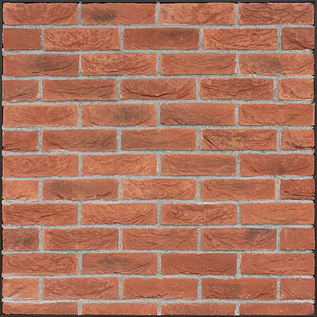 Caramida decorativa Modulo Aurora Red, exterior/interior, montaj cu rost tip placa cu placa, nuante de maro roscat, 21,2 x 6 x 1,5 cm