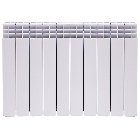 Calorifer aluminiu Innovita Regina, 677 x 80 mm, 10 elementi, alb