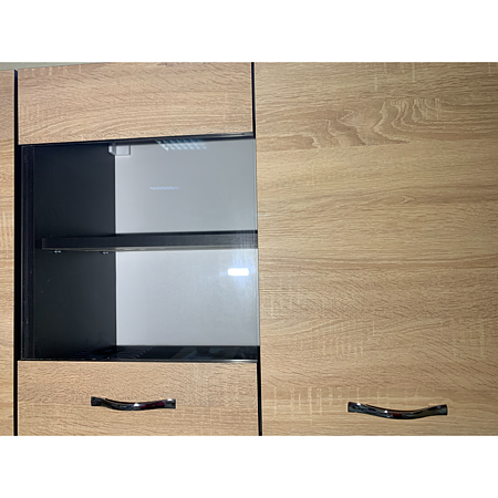 Mobilier pentru bucatarie Alina, stejar sonoma si wenge, 1,6 m Mobilier pentru bucatarie Alina, stejar sonoma si wenge, 1,6 m