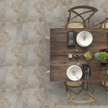 Gresie interior bej 6516, PEI 3, glazurata, finisaj lucios, patrata, grosime 9 mm, 60 x 60 cm